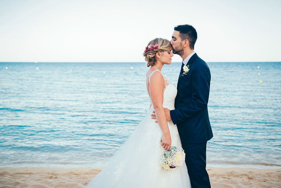 Fotos boda playa Costa Brava